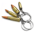 2A Support Bullet Keychains